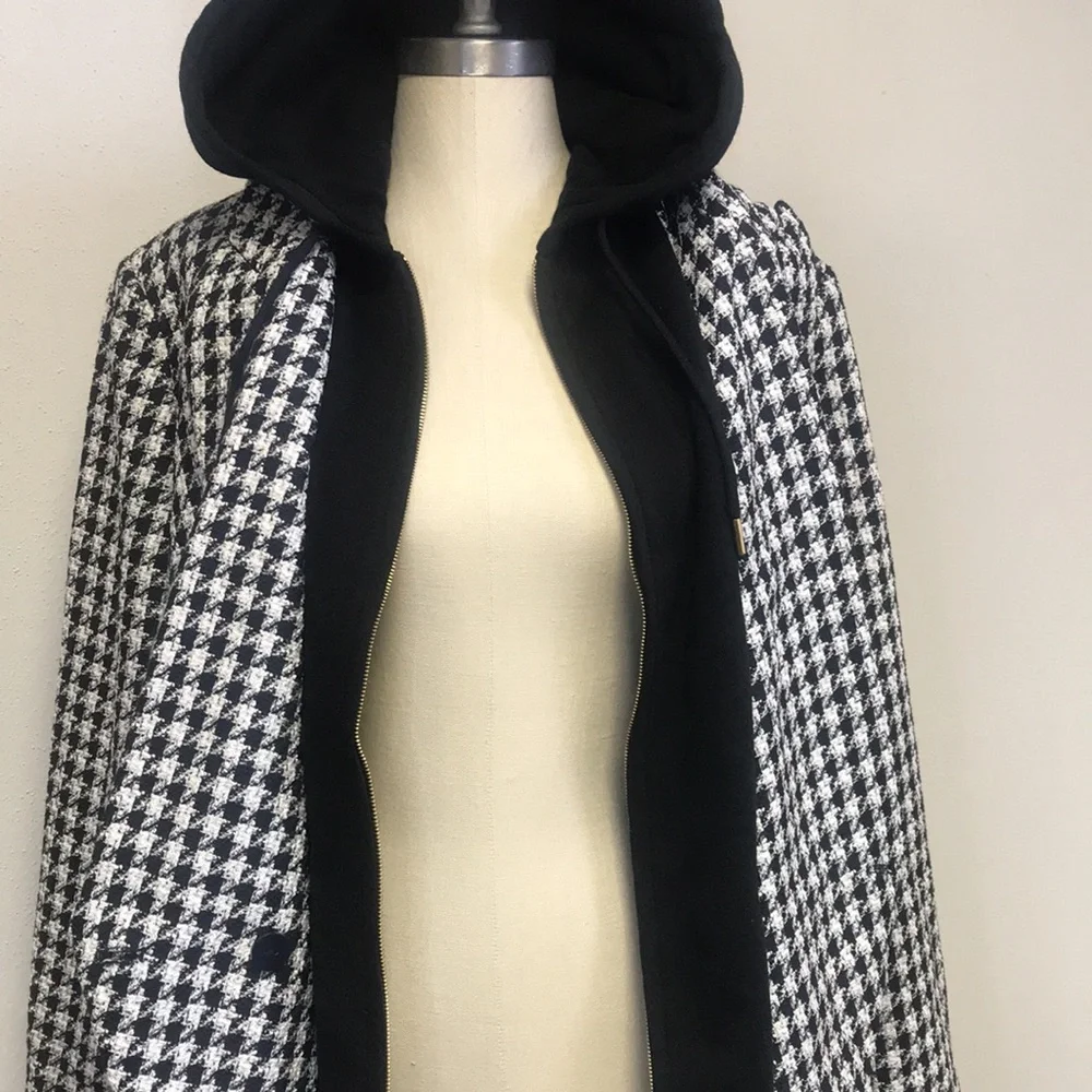 NEW!!! Express Hooded Coat - Picture 5 of 12
